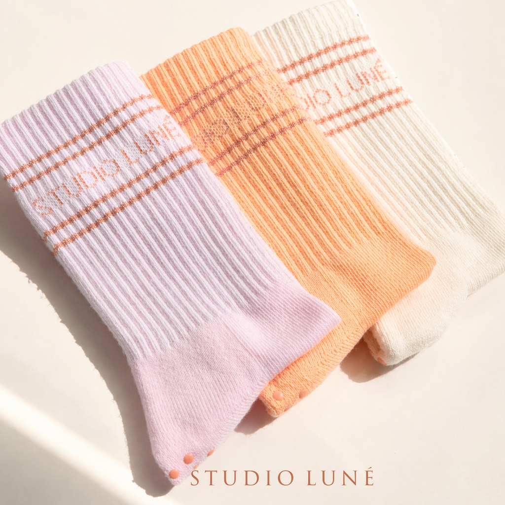 Luné Pilates Grip Socks - Shimmer Club